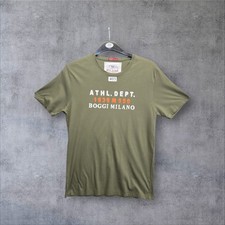 Boggi Milano T-Shirt Men's M  White 100% Cotton Classic Short Sleeve 403