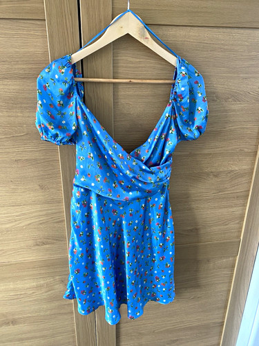 Zara blue floral summer - blue,