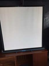 Hunter Starlight Portable Projector Projection Film Screen 90x70cm  Vintage