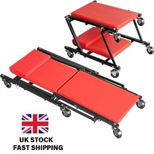 36 Inch Z-Shape Mechanics Creeper Board 2-in-1 Design Professional Garage Stool