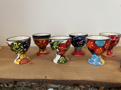 Egg cups bright colour - egg,