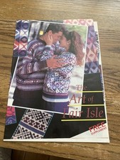 WOMENS MENS FAIR ISLE LOPI ICELANDIC WOOL JUMPER KNITTING PATTERN