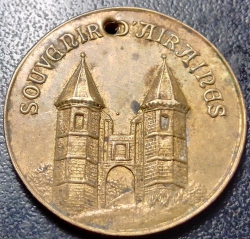 Airaines somme medal - airaines,