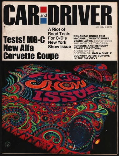May 1968 car and driver - may,