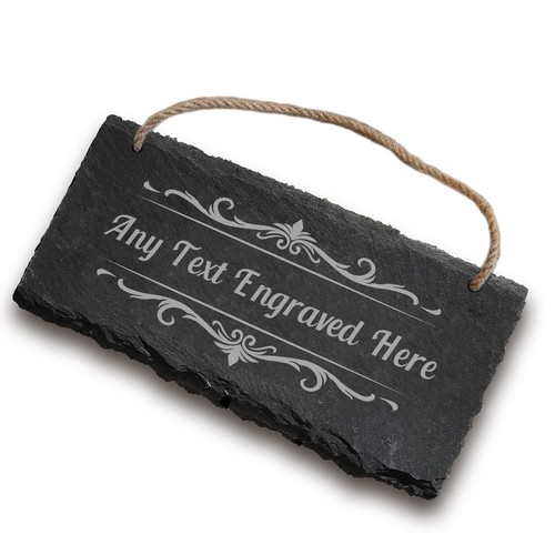 Personalised natural slate - natural,