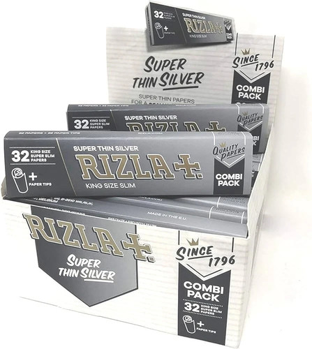 Rizla silver combi connoisseur - silver,