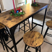 Tall Industrial Kitchen Bar