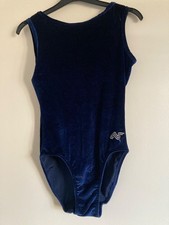 Girl's blue, sparkly, 'Alpha Factor' Gymnastic leotard age 12/13 years