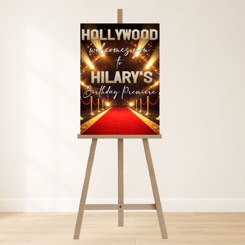 Personalised hollywood welcome - hollywood,