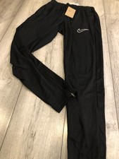 NIKE DRI-FIT TRACKSUIT BOTTOMS SIZE MEDIUM - BLACK NWT