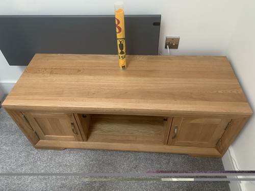Cabinet bevel natural solid - tv,