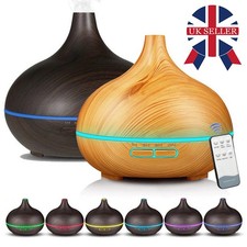 550ml Essential Oil Aroma Diffuser Mist Humidifier LED Air Purifier Ultrasonic