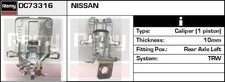 New Brake Caliper for NISSAN:ALMERA TINO,ALMERA Mk II,PRIMERA Break,