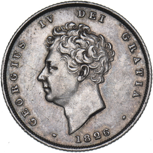 1826 shilling george iv - -,