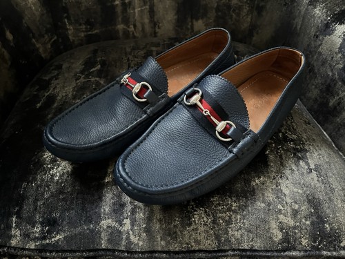 Gucci men leather driving - men's,