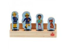 Wooden Fireman Sam Figure Pack