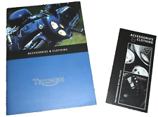 TRIUMPH MOTORCYCLE ACCESSORIES & CLOTHING UK SALES BROCHURE & PRICE LIST 1999