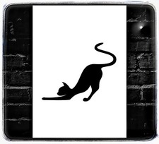 0590 A4 Cat Cake Airbrush Mylar Stencil Reusable Template Spray Paint