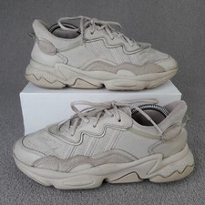 Adidas Trainers Mens UK 6 Beige Natural Ozweego Originals Gym Training Shoes