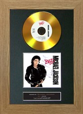 GOLD DISC MICHAEL JACKSON Bad
