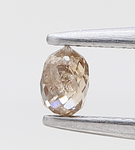 Drilled brown natural diamond - drilled,