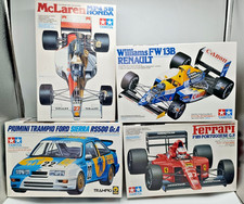 TAMIYA PLASTIC KIT CAR JOB LOT OF 4 **EMPTY BOXES** (NO MODELS) MCLAREN. FERRARI