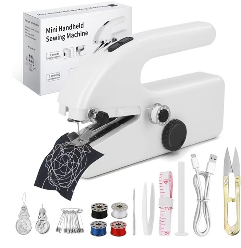 Mini handheld sewing machine - sewing,