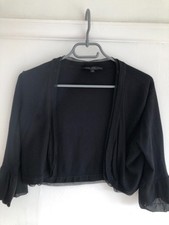coast black shrug with flared