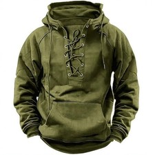 Men’s Lace Up Hoodie