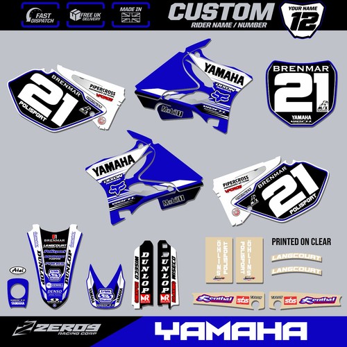 Yamaha motocross graphics - motocross,