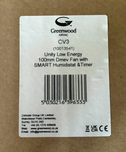Greenwood unity cv3 100mm - greenwood,