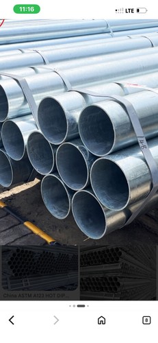 4x21 sch galvanized groove - 10,
