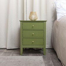 3 Drawer Bedside Table - Hales