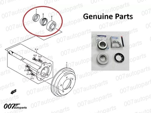 Rear wheel bearing kit abs - rear, w/