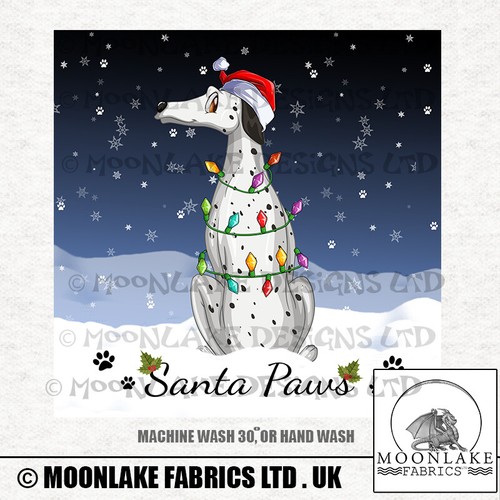 Christmas dalmatian dog - christmas,
