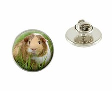 Guinea Pig Metal Pin Badge Tie