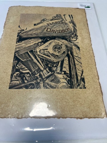 Harley davidson art old - on,