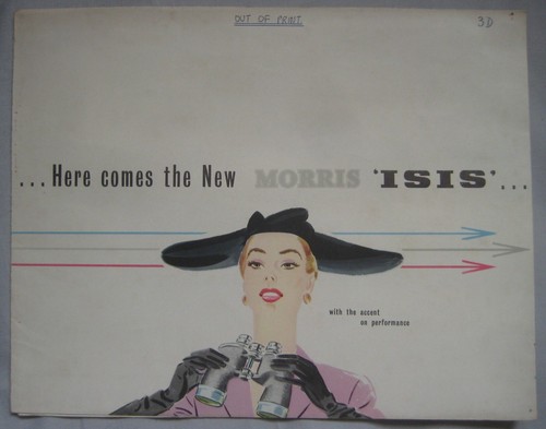 1955 morris isis fold out - morris,