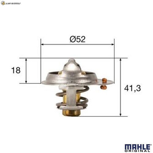 Thermostat coolant 82 - coolant, 85