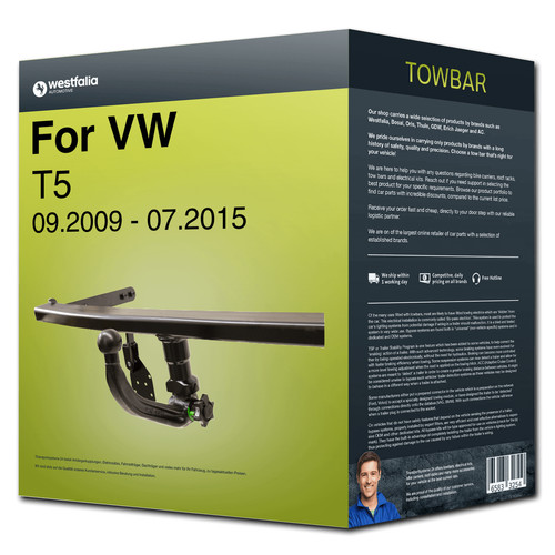 Towbar detachable for t5 - towbar, vw