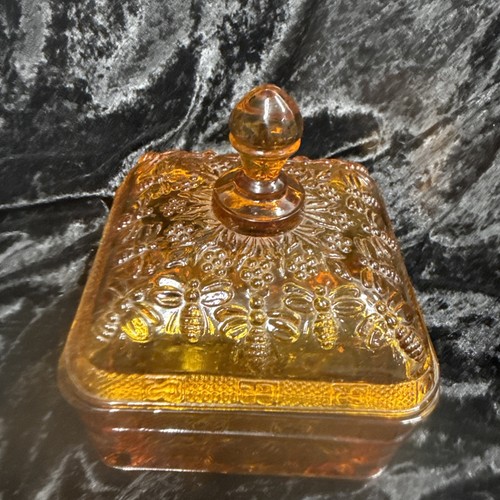 Vintage tiara amber honey - tiara, bee