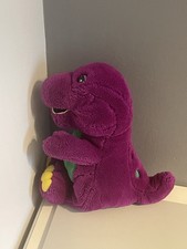Vintage Original Barney Plush Toy. 1992. Golden Bear Co. 33cm. 2 Years And Up