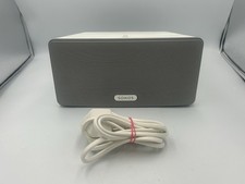 Sonos Play 3 Wireless Smart Speaker + Power Lead (White) - Tested & Working