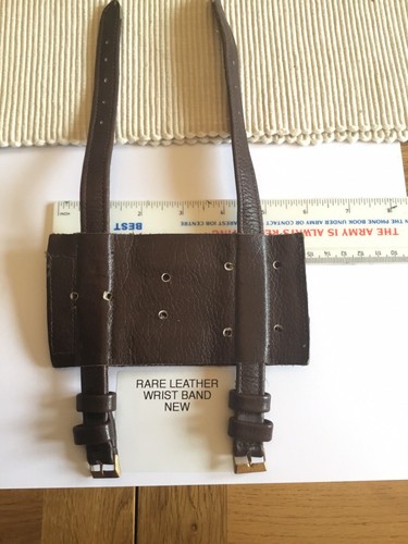 Rare military leather wrist - rare,