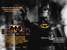 BATMAN 1989   Quad poster