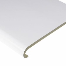 uPVC Window Bullnose Cill Capping Board Cover Internal Plastic PVC Sill 1.25m