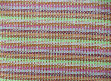 Vintage 1960s/70s Wool Striped Fabric Material Multicoured 210cm x 141cm