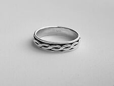 Sterling Silver Celtic Worry Spinner Ring 5mm. Genuine 925. Last Ones!
