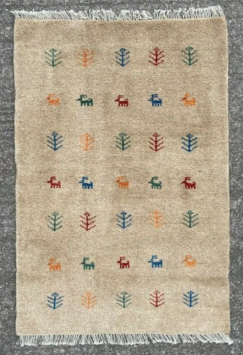 Hand made soft tribal rug - tribal,