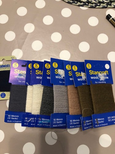 Mending wool for socks - for, e.g.